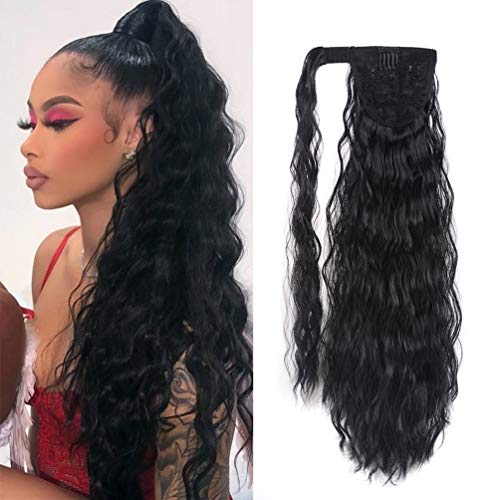 22 Inch Corn Wave Ponytail Extension Clip-In Hair