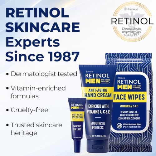 Retinol Hand Cream for Dry, Cracked Hands - 3.4 oz
