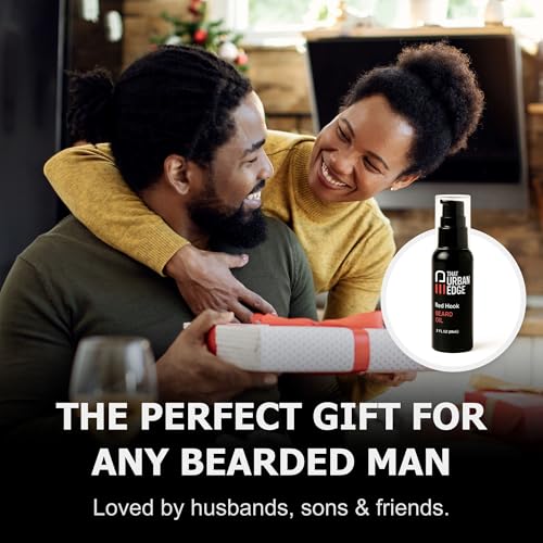 That Urban Edge Beard Oil for Black Men & All Beard Types, Non-Greasy Beard Conditioner, Softens & Hydrates, Red Hook Scent, Travel-Friendly, 2 Fl Oz