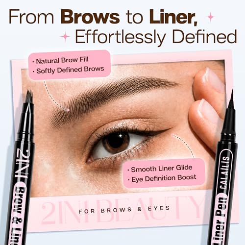 2-in-1 Microblading Eyebrow Pencil Waterproof Hair-Like Brows