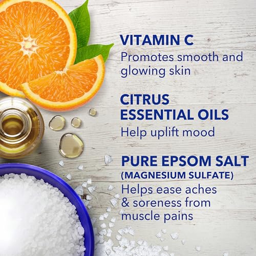 Epsom Salt Soak with Vitamin C & Citrus Essential Oils - 3 lbs