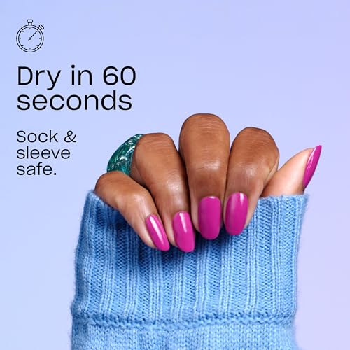 OPI RapiDry Quick Dry Nail Polish - ASAPink Magenta Pink, Crème & Shimmer