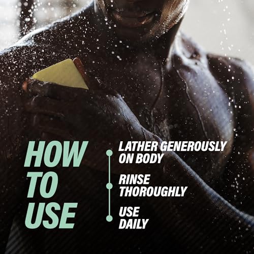 Athlete¡¯s Soap ? Ice Cold Mint-Eucalyptus Citrus Bar | Intense Cooling Clean | Shea Butter, Natural Oils | 4oz | Post-Workout Body Soap for Athletes | Made in USA