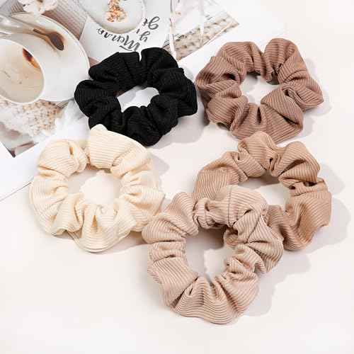 Hair Ties Scrunchies for Women's, for Girls Big Scrunchies Both for Thick Hair or Thin Hair Curl Hair No Crease Ponytail Holder No Hurt Your Hair