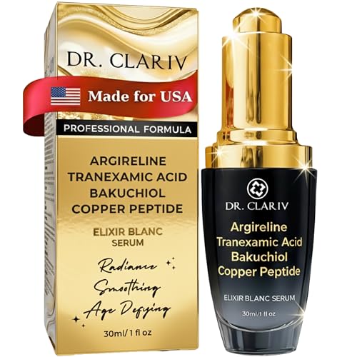 Argireline Serum for Fine Lines & Wrinkles ? Advanced Peptide Face Serum with GHK-Cu to Help Improve Skin Firmness & Texture - 1 Fl Oz