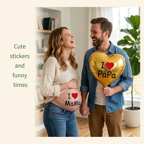 Pregnancy Belly Stickers for Maternity Photo Bump Decals