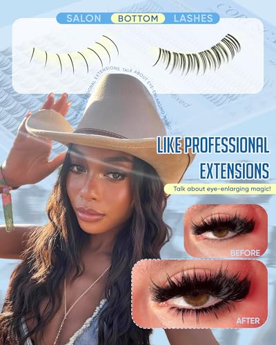 CORUSCATE Bottom Lash Clusters 7-10mm Spiky & Fairy Lashes