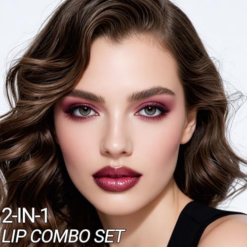 Nude Lip Kit with Lipstick & Liner - 2pc Combo Set