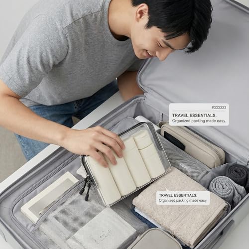 TSA Approved Travel Cream Dispenser Bottles Set - 5pc