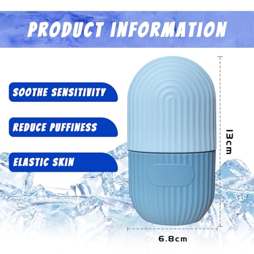 Joyeee Ice Face Roller – Silicone Reusable Facial Massage Tool