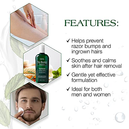 GiGi No Bump Skin-Smoothing Solution | Razor Burn & Ingrown Hair Relief