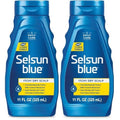 Selsun Blue Shampoo, 11 fl. oz., Itchy Dry Scalp | Anti-Dandruff | Extra-Hydrating Formula | Pyrithione Zinc 1% | Pack of 2
