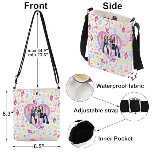 Singer Fans Crossbody Bag with 3D Concert Merch Design