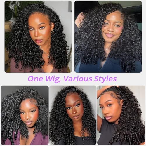 Tinashe Burmese Curly Half Wig 22" - Glueless Human Hair