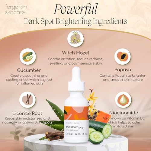 Forgotten Skincare Body Oil Serum - Hydrating Treatment to Soothe Razor Bumps, Ingrown Hair Treatment & Support Even Skin Tone