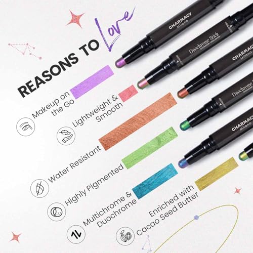 Charmacy Multichrome 2-in-1 Eyeshadow Stick Waterproof