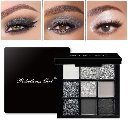 VERONNI 9-Color Eyeshadow Palette - Shimmer & Matte