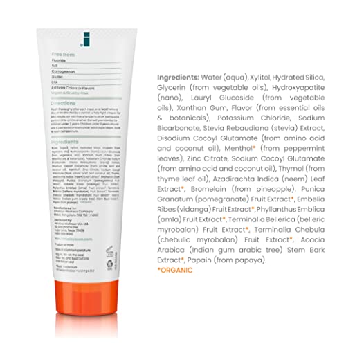 Himalaya Botanique Whitening Toothpaste with Nano Hydroxyapatite, Mint 4 oz