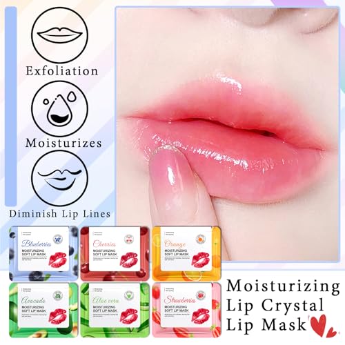 30-Piece Moisturizing Lip Mask Set – Overnight Hydrating Lip Patches