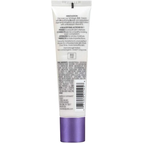 L'Oréal Paris Makeup Magic Skin Beautifier BB Cream Tinted Moisturizer, Fair, 1 fl oz, 1 Count