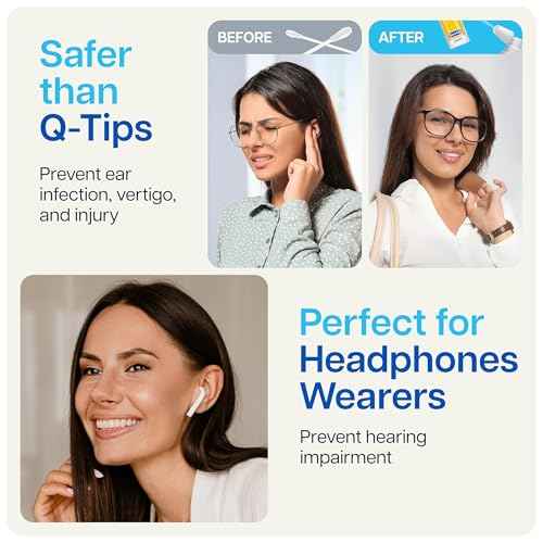 NAVEH PHARMA¢ç CleanEars | Fast-Acting Ear Wax Removal Spray | Breaks Down & Dissolves Earwax in Just 1 Treatment | Clinically Proven to Be 300% More Effective W/Mineral Oil | Gentle & Safe | 0.5 Fl Oz