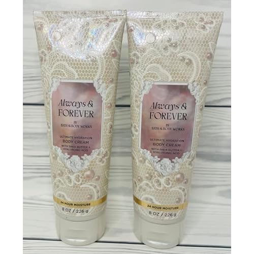 Bath & Body Works Women's Always and Forever Ultimate Hydration Body Cream 8 Ounces Pack of 2
