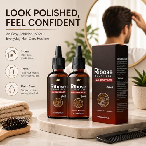 Hair Growth Gel for Men & Women, 60ML Ribose Sugar