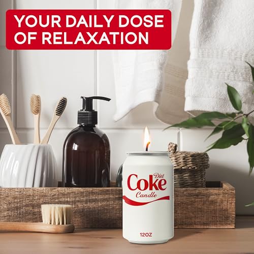 Anakz Soda Candle - Soy Wax Fragrance Like Real Cola, Fun Gift for Celebrations