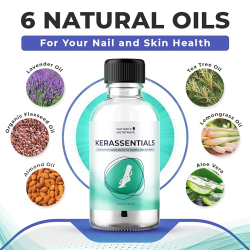 Nature's NutriWave Kerassentials 8-in-1 Botanical Nail & Skin Oil