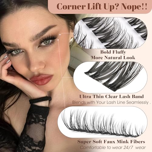 DD Curl Spider Lash Clusters 10-16mm Fluffy Eyelashes
