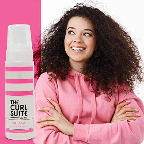 The Curl Suite Hydrating Curl Foam 7 oz | Anti-Frizz Mousse