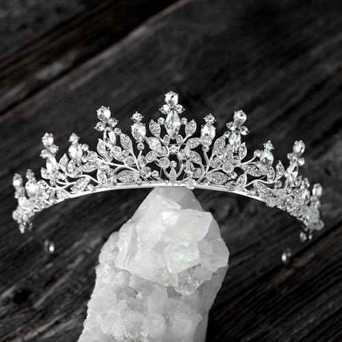 SWEETV Princess Tiaras and Crowns for Women,Girls,and Brides, Perfect for Wedding,Birthday Party,Pageants,Quinceaneras,Proms,Photoshoots and Special Costume Hair Styling Accessories