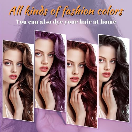 Natural Plant Hair Dye with Comb Applicator, Gray Coverage