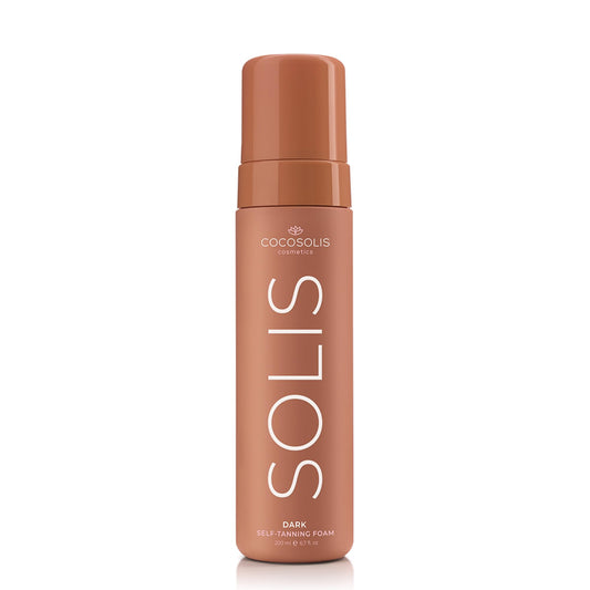 COCOSOLIS - SOLIS | Dark Self Tanner | Self Tan For Face & Body | Tanning Mousse For a Rich, Natural and long-lasting tan | Organic Self Tanner - Plant-Based DHA (200 ml)