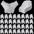 Funtery White Cotton Gloves Bulk 240 Pcs (120 Pairs) for Inspection & Dry Hands