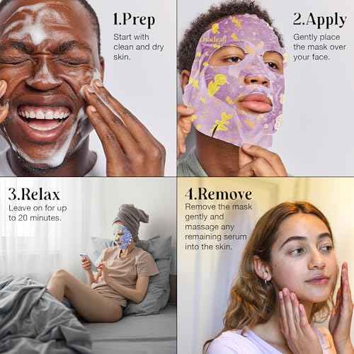 LivaClean 12 CT Face Masks Skincare - Collagen Sheet Mask - Hydrating Face Masks Bulk with Glycerin, Hyaluronic Acid, Aloe Vera - Soothing, Refreshing, Moisturizing Formula for All Skin Types