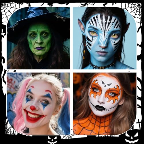 Green Face Paint 70ml - Water-Based SFX Makeup