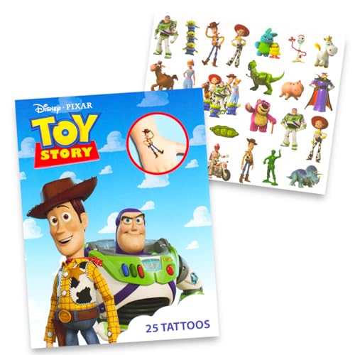 Toy Story Temporary Tattoos Party Favors - 75 Designs