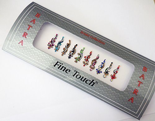 Bollywood Crystal Bindis Premium Rhinestone Stickers Self-Adhesive