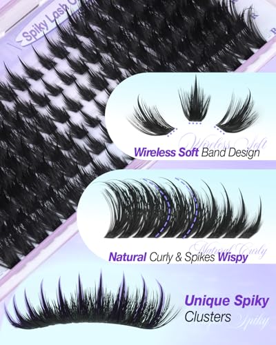 Wispy Spiky Manga Lash Clusters 9-18mm Cat Eye