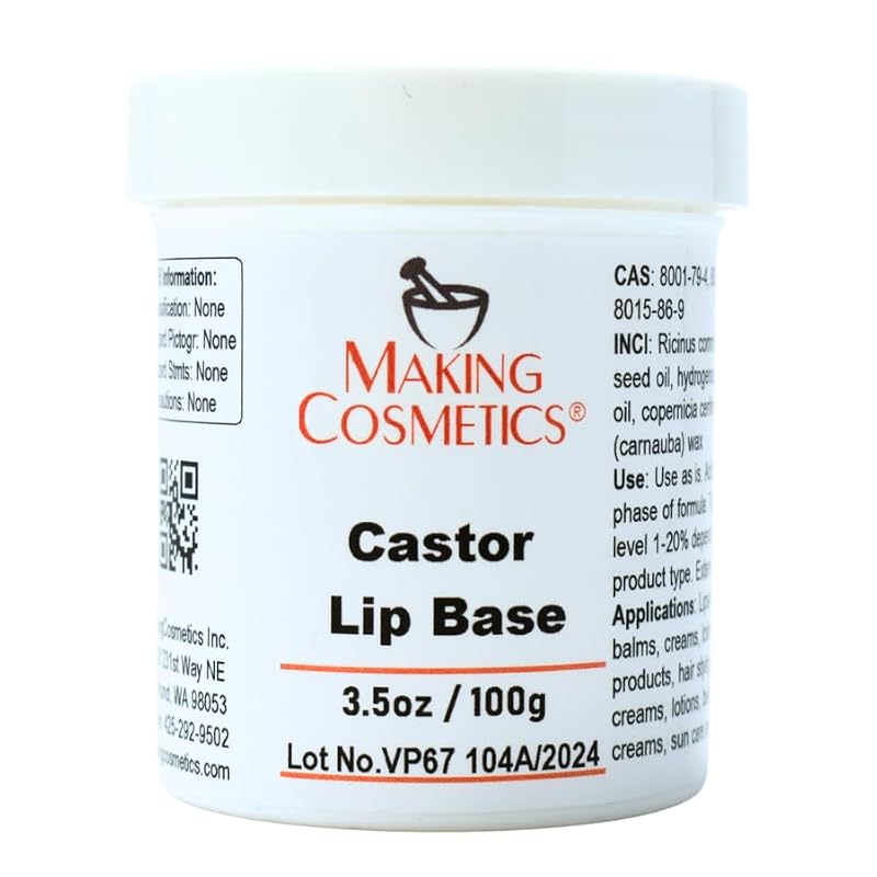 Castor Lip Base - 100g Natural Emollient Gel