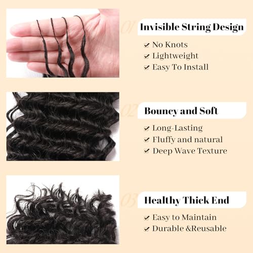 AMUMI 14-Inch Curly Crochet Hair for Black Women - 100 Strands