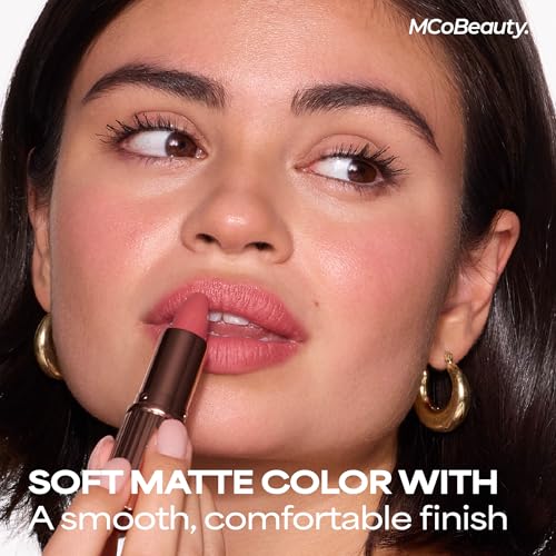 MCoBeauty Matte Lipstick Cheeky Chat - Nourishing Nude Pink Lip Color