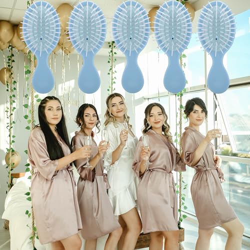 Bridesmaid Proposal Gift Set - 8 Mini Travel Hair Brushes