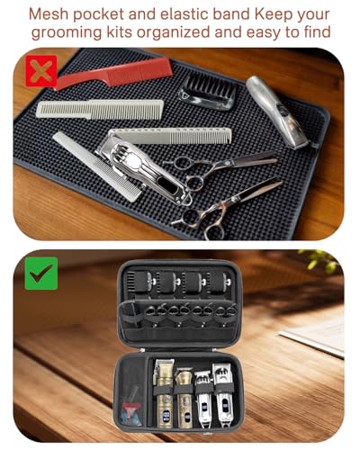 Hard Travel Case for Hair Clippers & Grooming Kits