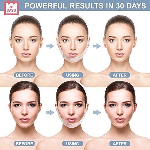 Adjustable Double Chin Strap - Jawline Support Face Band