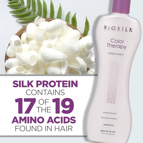 BioSilk Color Therapy Conditioner 12 oz | Color-Safe Moisturizing