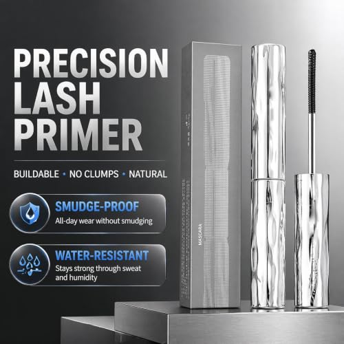 VEYORRA Metal Wand Mascara - Waterproof Curling & Lengthening