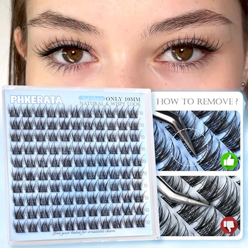 10mm Wispy C Curl Eyelash Clusters - 110pc DIY Lash Extensions