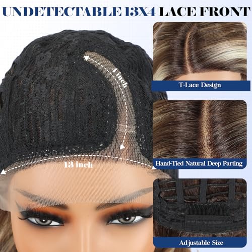 HAIRCUBE Glueless Lace Front Wig 16" Blonde Wavy